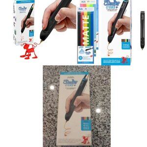 3Doodler Onyx Black Create+ Essentials 3D Printing Pen Set